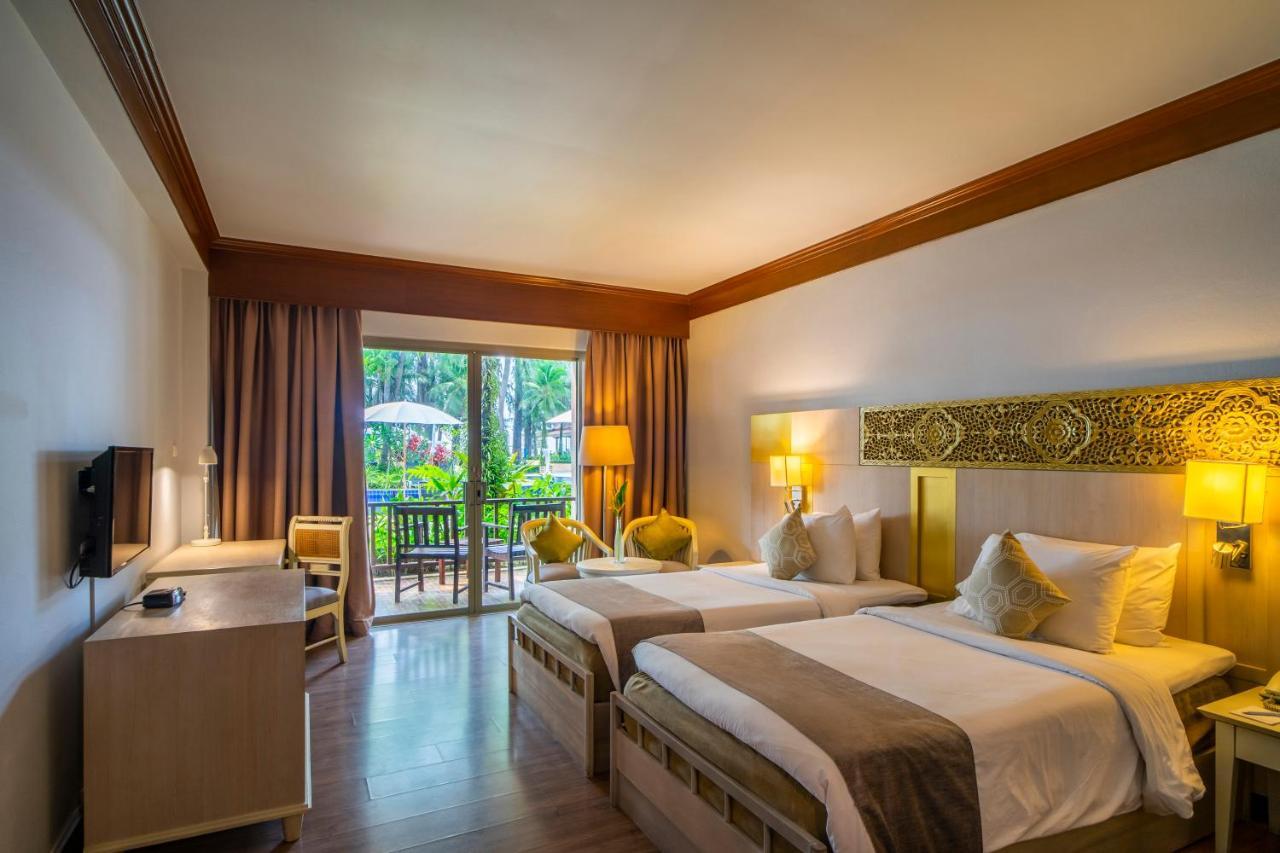 Chambre Lits Jumeaux Deluxe avec Terrasse au Rez-de-Chaussée